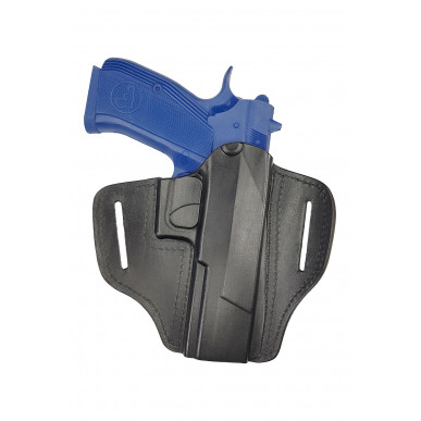 U25Li Leather Quick Draw Holster for CZ 97B Left-Handed Black VlaMiTex