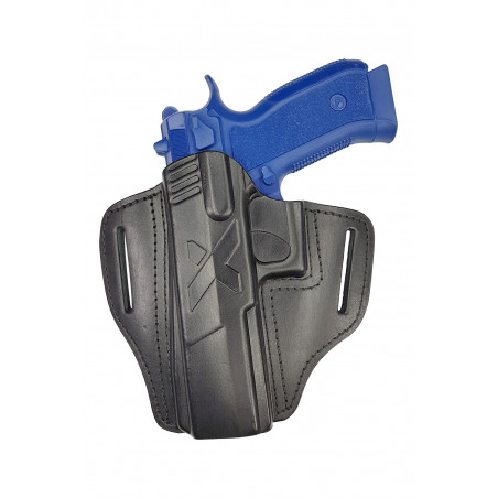 Schnellziehholster für CZ 75 Phantom Linkshänder – OWB Lederholster