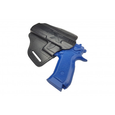 U25Li Leder Schnellziehholster für CZ 75 Phantom Linkshänder schwarzVlaMiTex