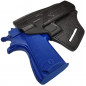 U23 Holster en cuir pour Ruger SR1911 Holster à dégainage rapide noir VlaMiTex