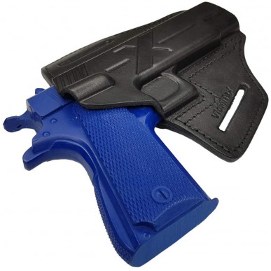 U23 Leder Holster für Ruger SR1911 Schnellziehholster schwarz VlaMiTex