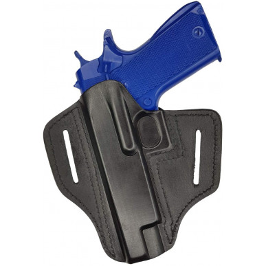 U23 Holster en cuir pour Colt 1911 Holster à dégainage rapide noir VlaMiTex