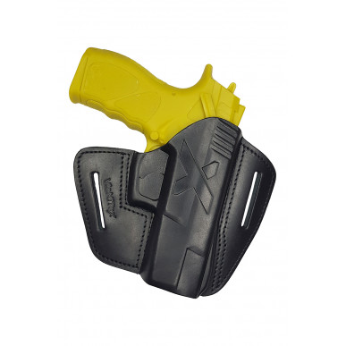 U22 Fondina in Pelle per Taurus TH9 Estrazione Rapida Nero VlaMiTex