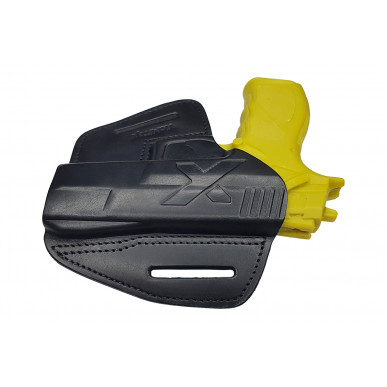 U22 Leather Holster for Taurus TH9 Quick Draw Holster Black VlaMiTex