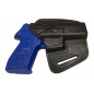 U22 Funda de Cuero para Sig Sauer SP 2022 Funda de Desenfunde Rápido Negra VlaMiTex