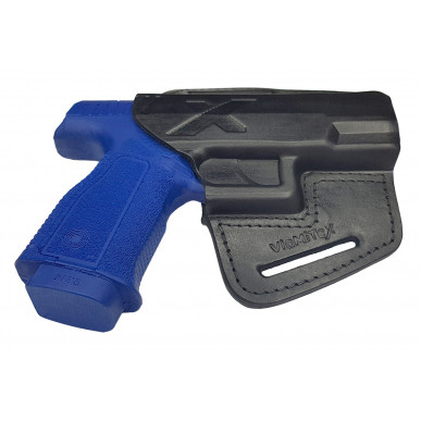 U16 レザー ホルスター Steyr S-A2 用 スピードドローホルスター 黒 VlaMiTex