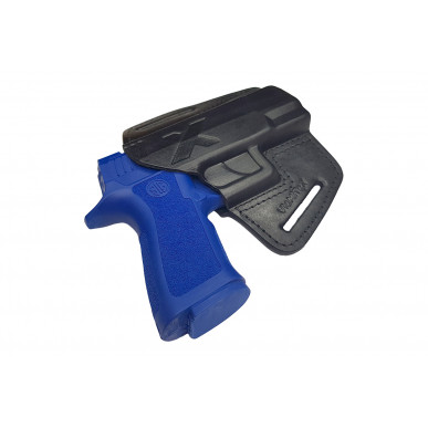 U16 Holster en cuir pour Sig Sauer P320 Carry Holster à dégainement rapide noir VlaMiTex