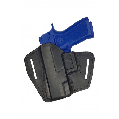 U16 Coldre de Couro para Sig Sauer P320 Carry Coldre de Saque Rápido preto VlaMiTex
