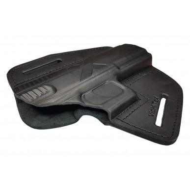 Funda de cuero U15 para CZ SP-01 Phantom, funda de extracción rápida negra VlaMiTex