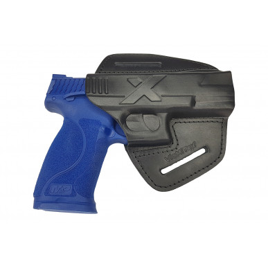 U9 Δερμάτινη Θήκη για Smith & Wesson MP9 Γρήγορης Έλξης μαύρη VlaMiTex