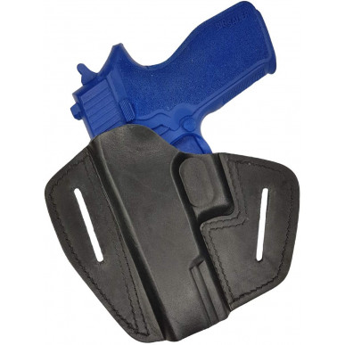 U9 Läderhölster för Sig Sauer P227 Snabbdragshölster svart VlaMiTex