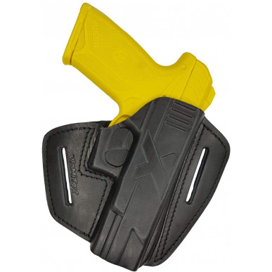 U9 кожна футрола за Ruger Security 9 брза футрола црна VlaMiTex