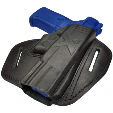 VlaMiTex שחור Ruger American מהיר נרתיק עור עבור U9