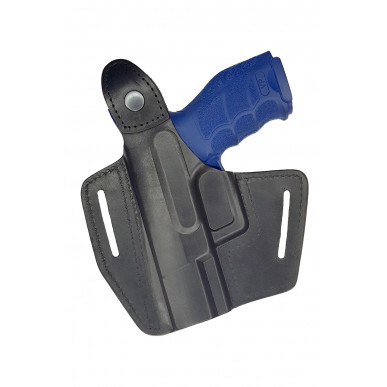 Funda de cuero B5 para Hekler y Koch SFP9 VP9 negra VlaMiTex