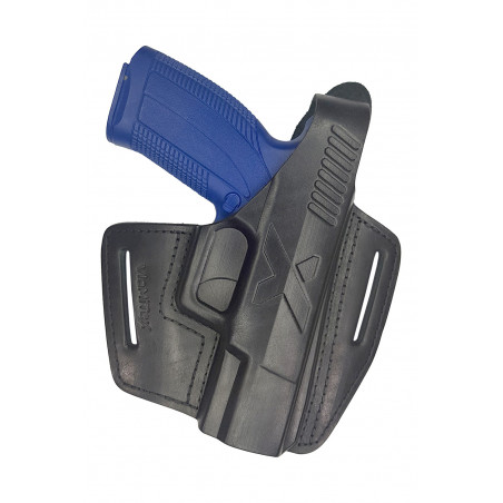 Holster en cuir pour Caracal OWB – Droitier avec bouton-pression
