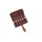 J1 Étui à cartouches en cuir véritable marron calibre 12 VlaMiTex J1 Étui à cartouches en cuir véritable marron calibre 12 VlaMiTex