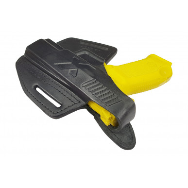 B5 Leder Holster für Canik TP9  lauf 4 Zoll schwarz VlaMiTex