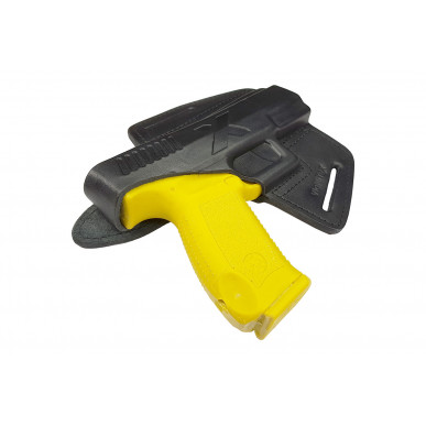 B5 Leder Holster für Canik TP9  lauf 4 Zoll schwarz VlaMiTex