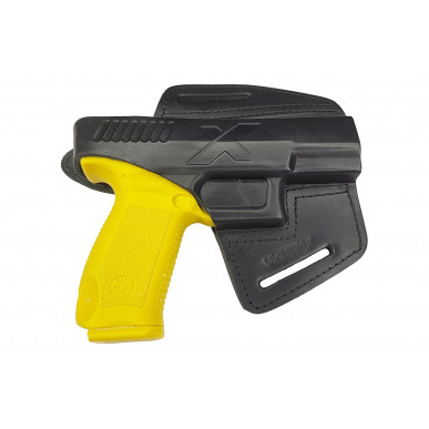 B5 Leather Holster for Canik TP9 4-Inch Barrel Black VlaMiTex