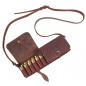 J6 Patronen Tasche Echt-leder Braun 12 kal VlaMiTex