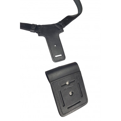 Pochette double en cuir pour chargeurs M2 pour HK SFP9 (VP9) par VlaMiTex