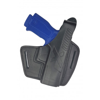 B14 Leder Holster für Steyr A2 M (Compact) schwarz