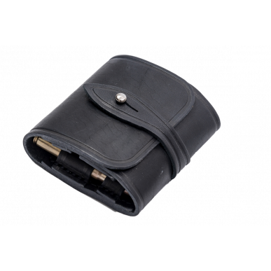 J29 Estuche para Cartuchos de Cuero Auténtico .223 REM color negro VlaMiTex
