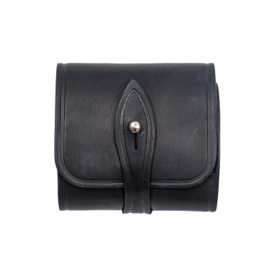 J29 Holster à cartouches en cuir véritable .223 REM cal noir VlaMiTex