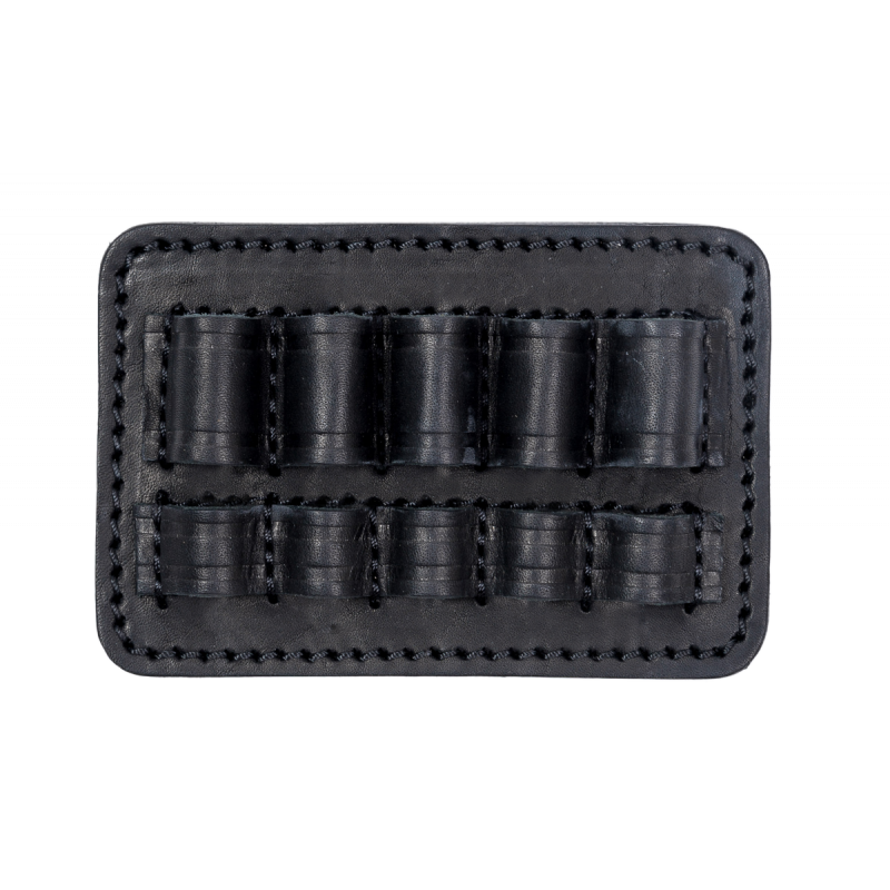 J28 Porte-cartouches en cuir véritable noir .308 WIN cal. VlaMiTex J28 Porte-cartouches en cuir véritable noir .308 WIN cal. VlaMiTex