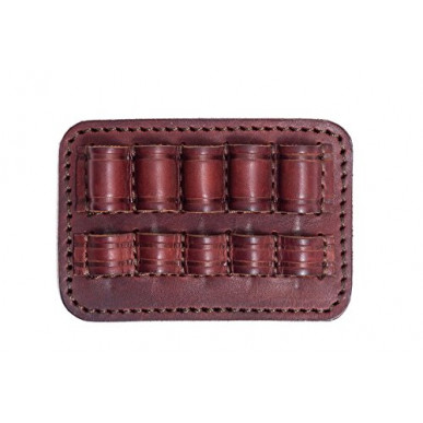 J13 Porte-cartouches en cuir véritable brun cougnac 223 REM cal calibre cal VlaMiTex