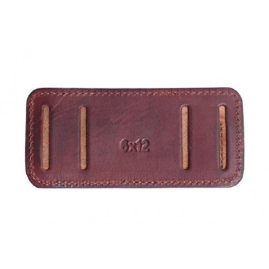 J11 Porte-cartouches en cuir véritable marron calibre 16 VlaMiTex