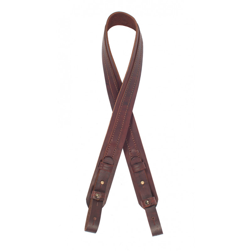Correa de Rifle J8r de Cuero Auténtico Marrón VlaMiTex