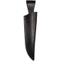 M19-3 Leder Messerscheide für Messerklinge 40 x 170 mm schwarz