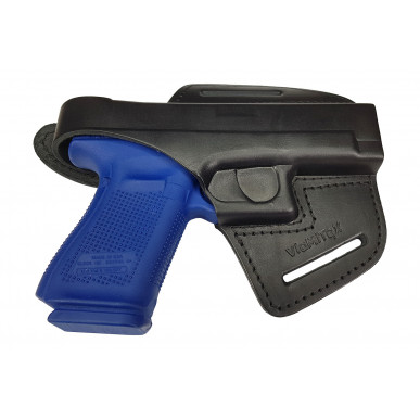 B39 Coldre de Couro para Glock 32 preto VlaMiTex