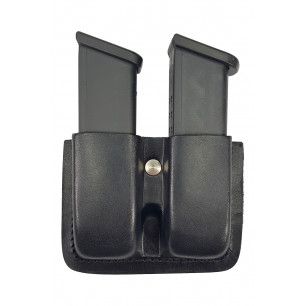 Kožené dvojité puzdro na zásobníky pre Glock – Vhodné pre 9mm a .40 S&W zásobníky
