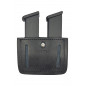 M4 Double Leather Magazine Holder for Glock Pistols by VlaMiTex