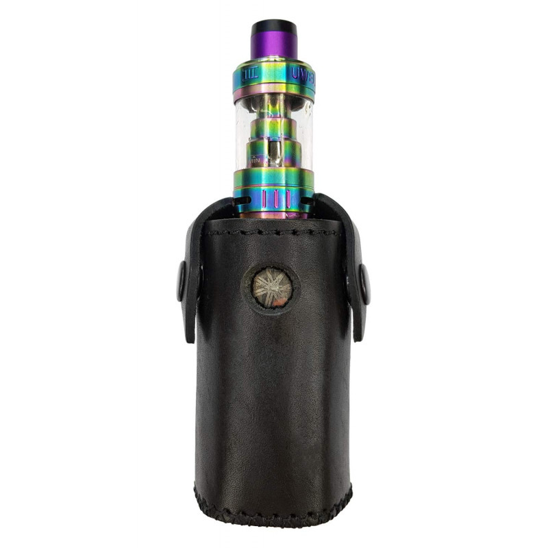 i4 Pouzdro na opasek pro Asmodus Minikin v2 Pravá kůže Černá pro opasky do 5 cm VlaMiTex