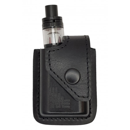 i1 Belt Pouch for SMOK Qbox Kit 50w Genuine Leather Black VlaMiTex