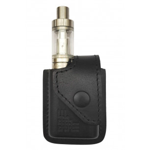 Eleaf iStick Pico 75 W के लिए चमड़े की बेल्ट पाउच - असली चमड़े का होल्स्टर बटन के साथ