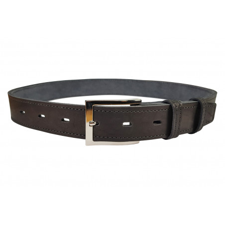 Cinturón para armas de 40 mm de ancho – Cinturón de cuero de tres capas con refuerzo