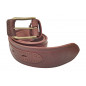 G6 Ceinture de Chasse 1 Ardillon Cuir Marron (Renforcé)