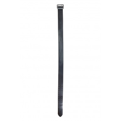 Cinturón G4 5cm de ancho Cuero Negro hebilla CROMADA