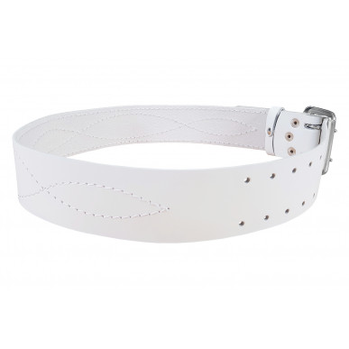G3 Ceinture renforcée 5cm Cuir Blanc