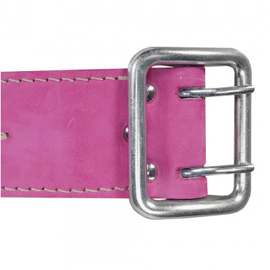 G2 vyö vahvistettu 5cm nahka PINKKI