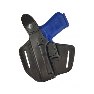 B39 Holster en cuir pour Glock 19 noir VlaMiTex