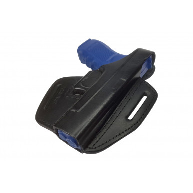 B37 Кожен кобур за Glock 17 черен VlaMiTex