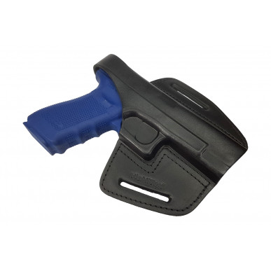 B37 Leather Holster for Glock 17 Black VlaMiTex