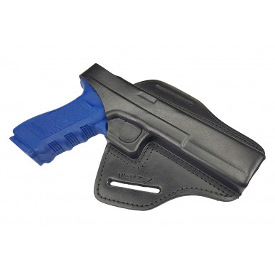 B34 Bőr Tok Glock 17L fekete VlaMiTex