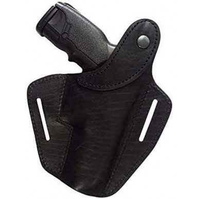 B2Li Leder Holster für Steyr S-A1 schwarz VlaMiTex