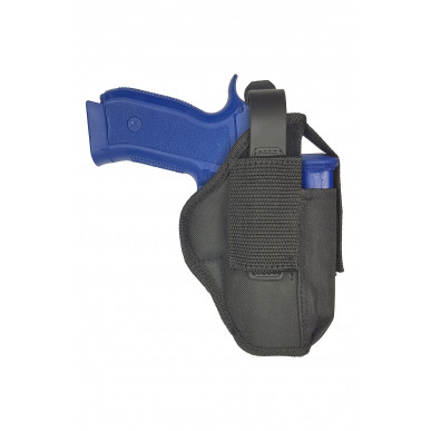 AK05 Universal Belt Holster for CZ 75 Phantom with Mag Holder black 5-56.de